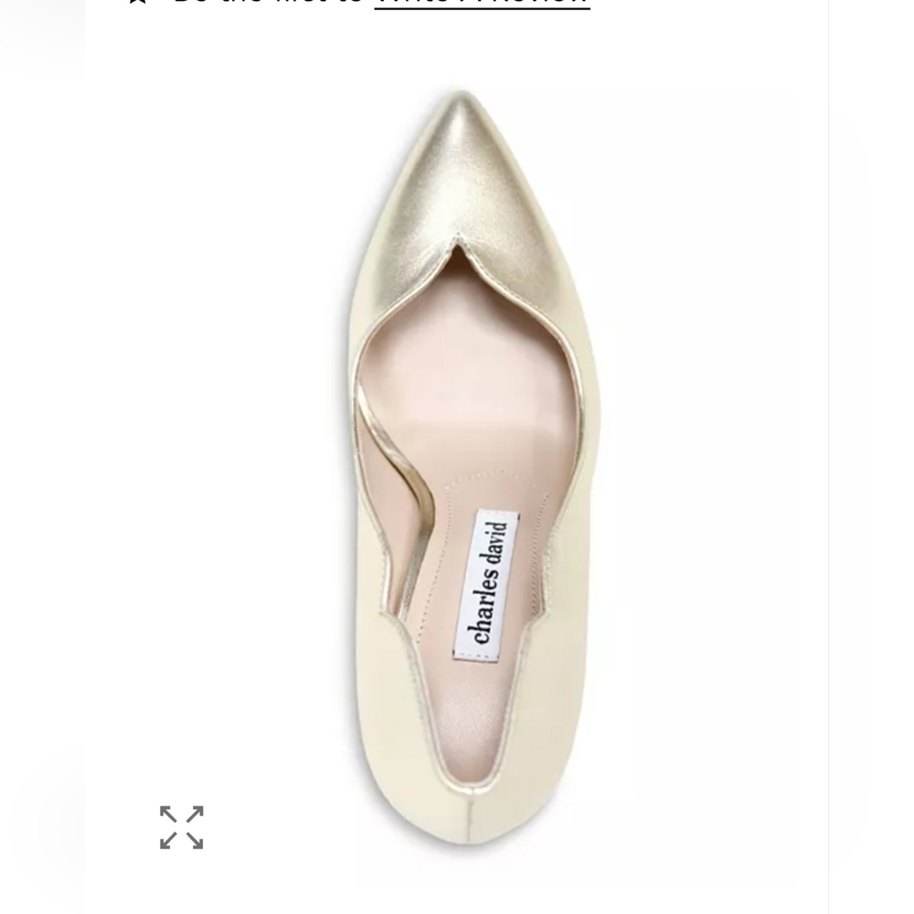 Charles DavidWomen's Innocent Metallic Pumps New - Picture 2 of 5